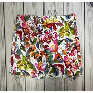 RIP Skirt Sz XL Floral Vacation Tropical Spring Summer